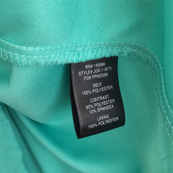 HP 🌺 Crystal Doll Dress 7 (Junior) Green Sleeveless Homecoming Prom Party Sheer - Picture 4 of 10